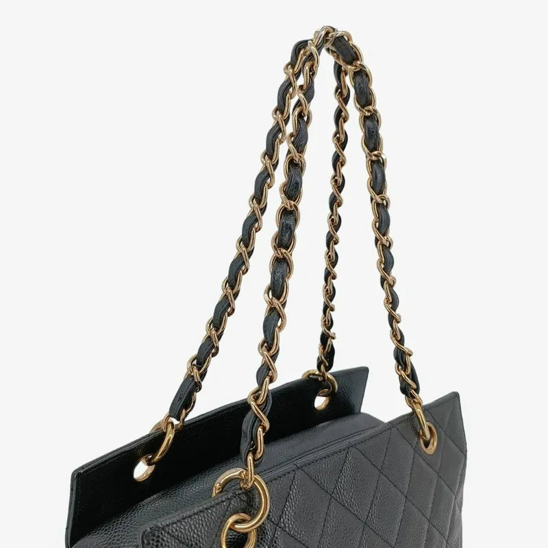 c449-chanel-vintage-black-caviar-leather-ptt-tote-bag