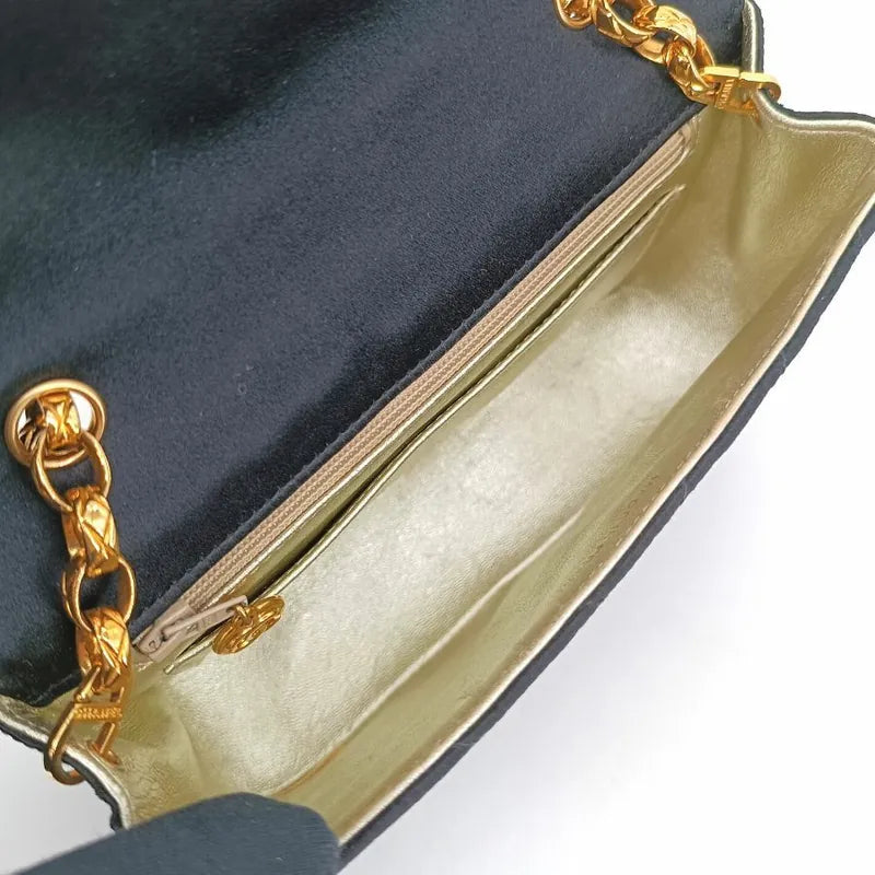 jt719-chanel-vintage-black-satin-chevron-gold-chain-flap-bag