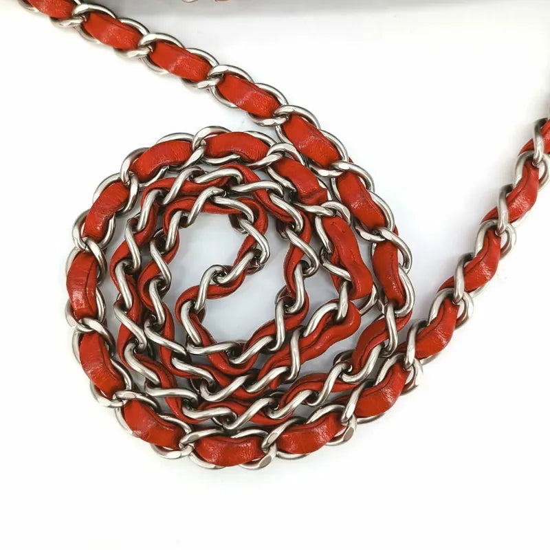 ra006-chanel-blue-cotton-chevron-leo-lion-flap-bag