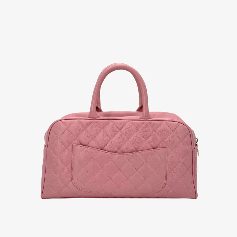 jw594-chanel-vintage-pink-caviar-leather-boston-bag