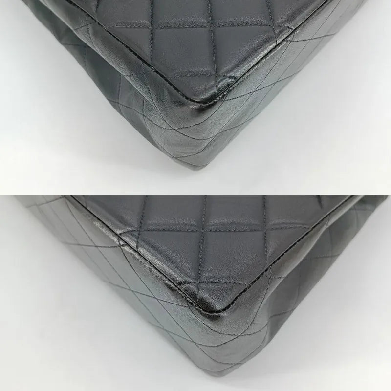 c439-chanel-vintage-black-lambskin-jumbo-classic-flap-bag