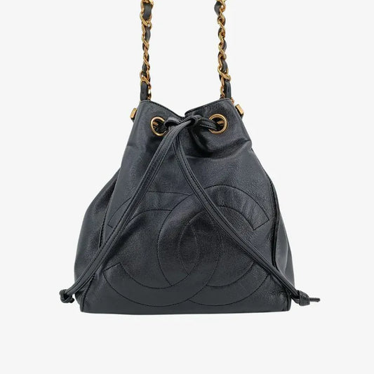 rb919-chanel-vintage-black-lambskin-bucket-bag