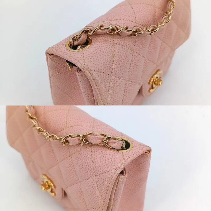 c451-chanel-vintage-pink-caviar-leather-17cm-mini-square-flap-bag