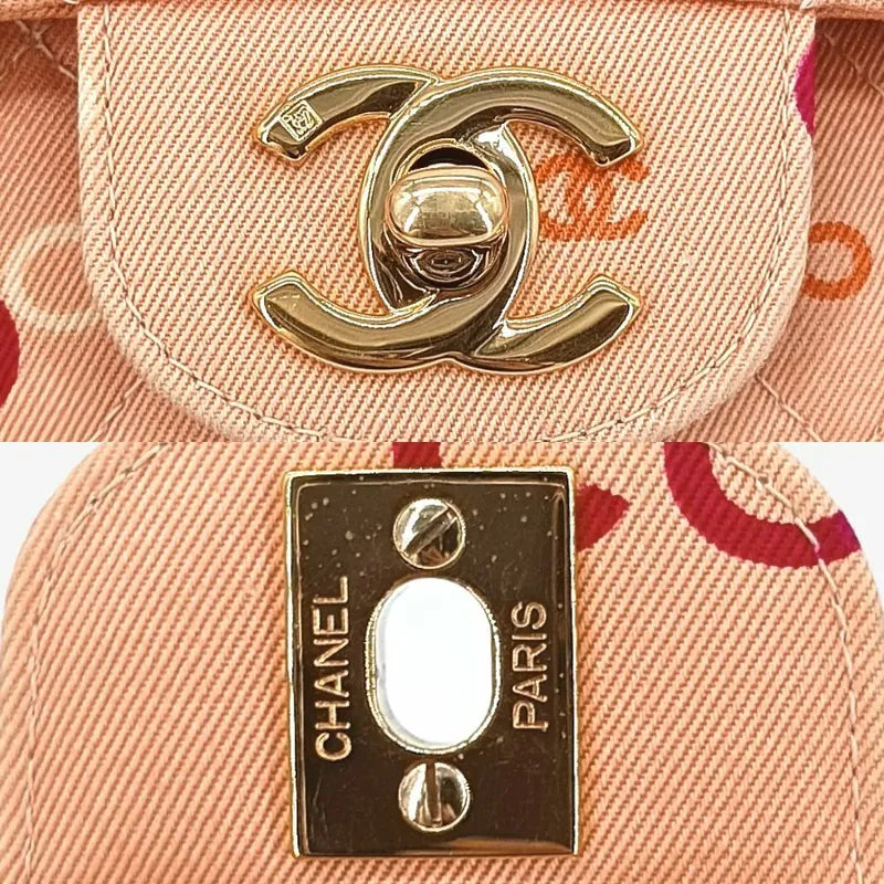 sh012-chanel-vintage-pink-canvas-coco-print-flap-bag