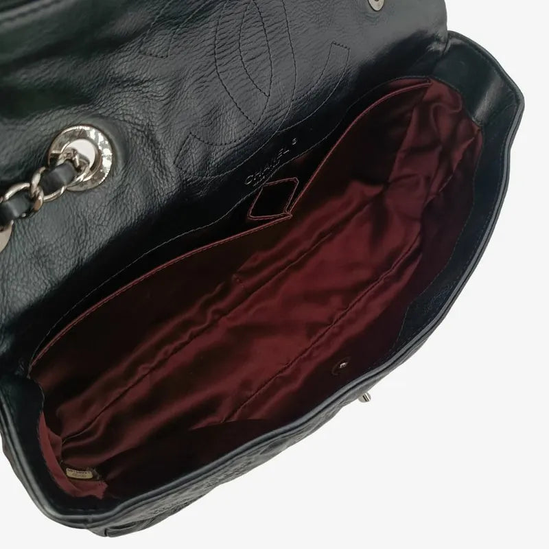 c358-chanel-black-calfskin-lucky-charm-embossed-flap-bag