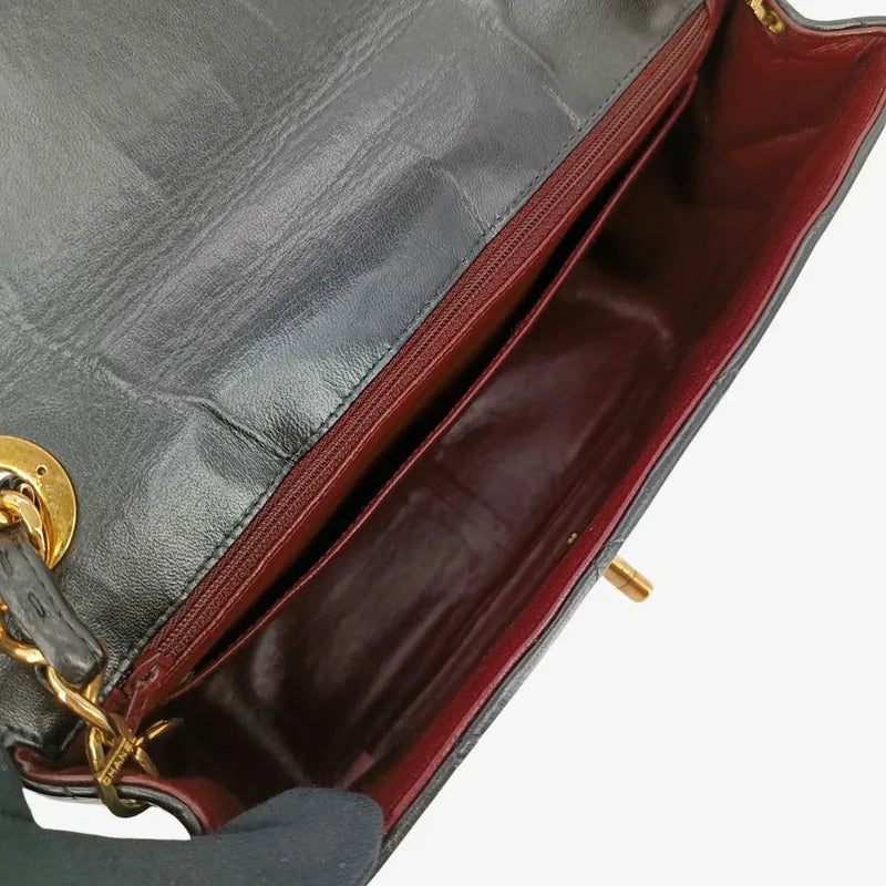 ra542-chanel-vintage-black-lambskin-qulited-flap-bag