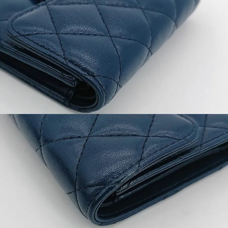 js595-chanel-blue-lambskin-classic-small-flap-wallet
