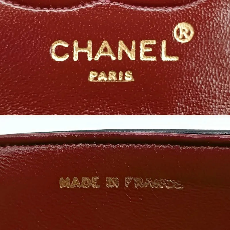 js367-chanel-vintage-black-lambskin-quilted-flap-bag