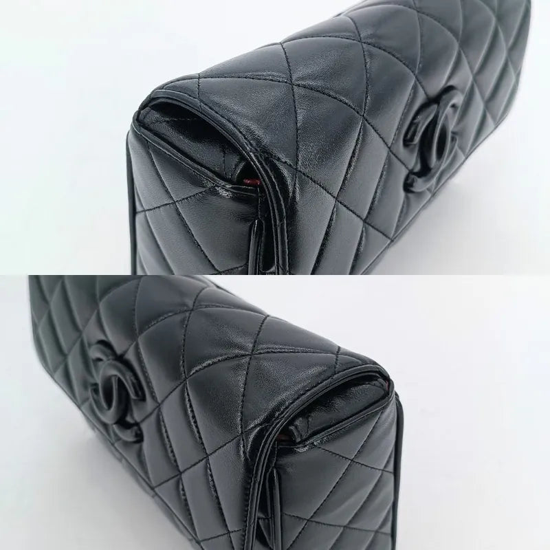 rb213-chanel-vintage-black-lambskin-quilted-flap-bag
