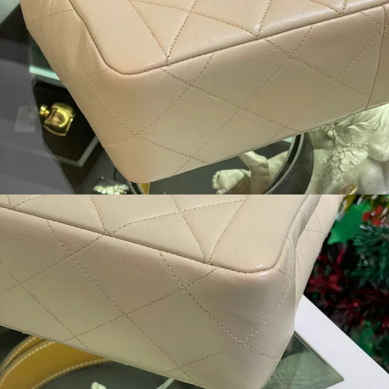 jw479-chanel-vintage-beige-lambskin-quilted-flap-bag