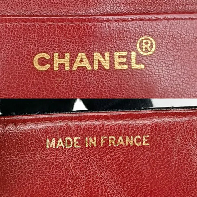 c403-chanel-vintage-black-lambskin-25cm-diana-flap-bag