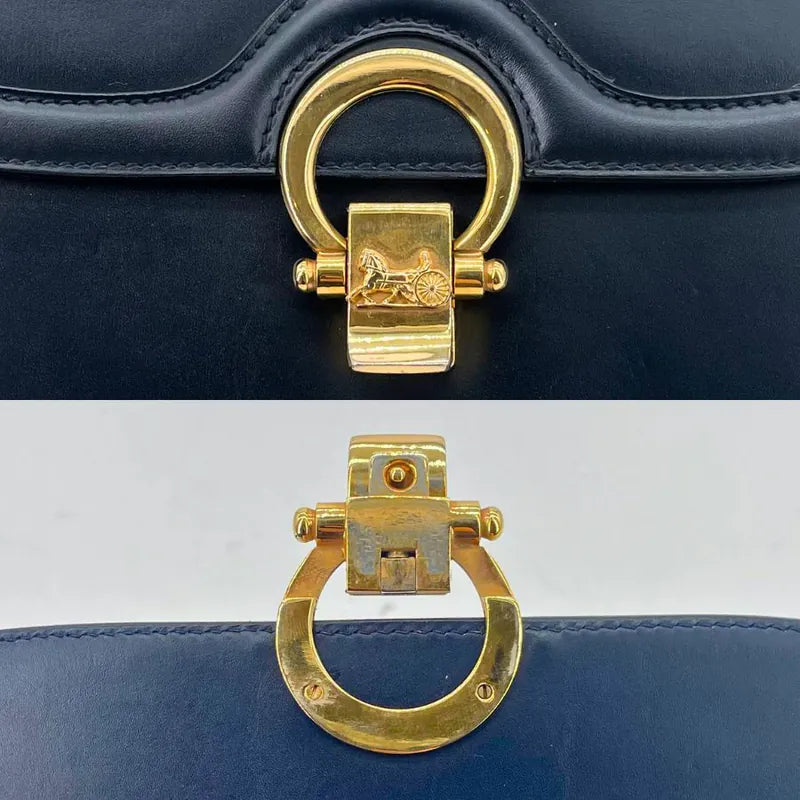 re090-celine-vintage-navy-leather-shoulder-bag