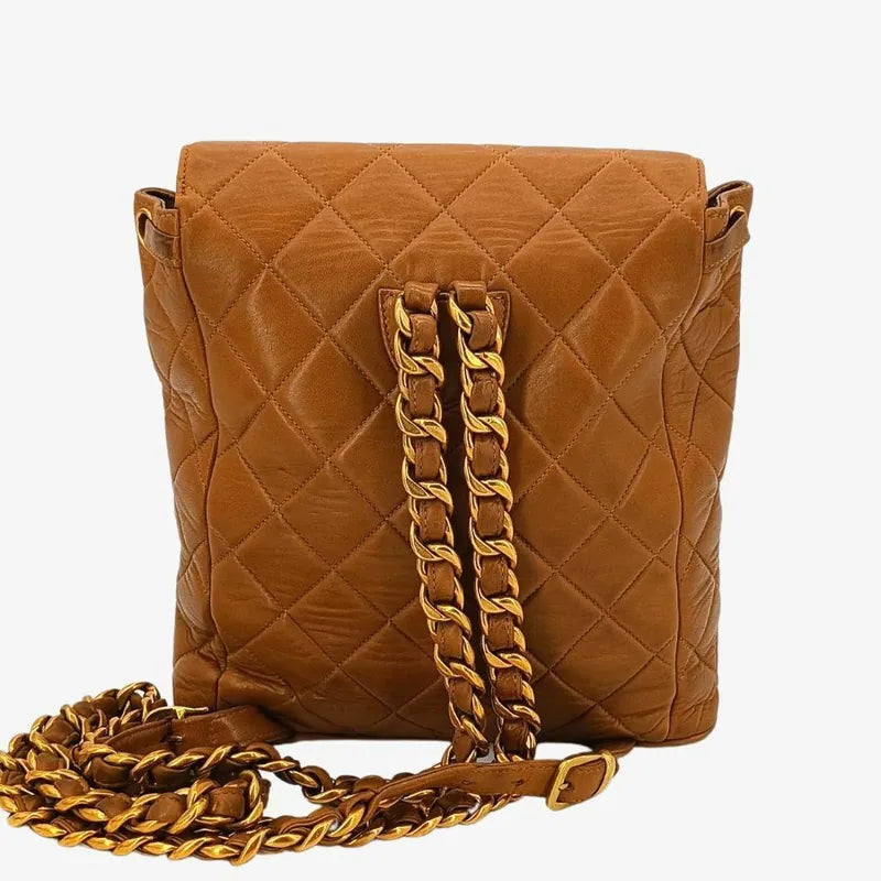 c339-chanel-vintage-brown-lambskin-duma-backpack