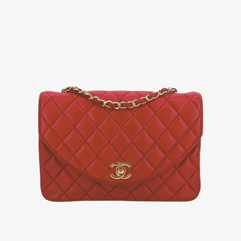 c409-chanel-vintage-red-lambskin-half-moon-flap-bag