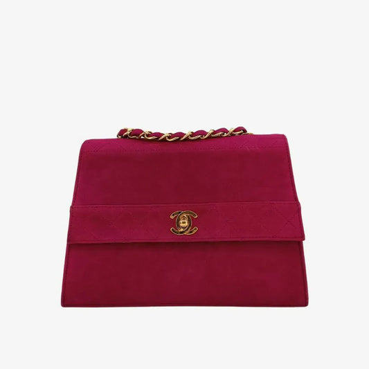 jw173-chanel-vintage-red-suede-trapezoid-flap-bag