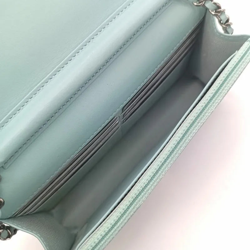 c313-chanel-light-green-calfskin-gabrielle-wallet-on-chain