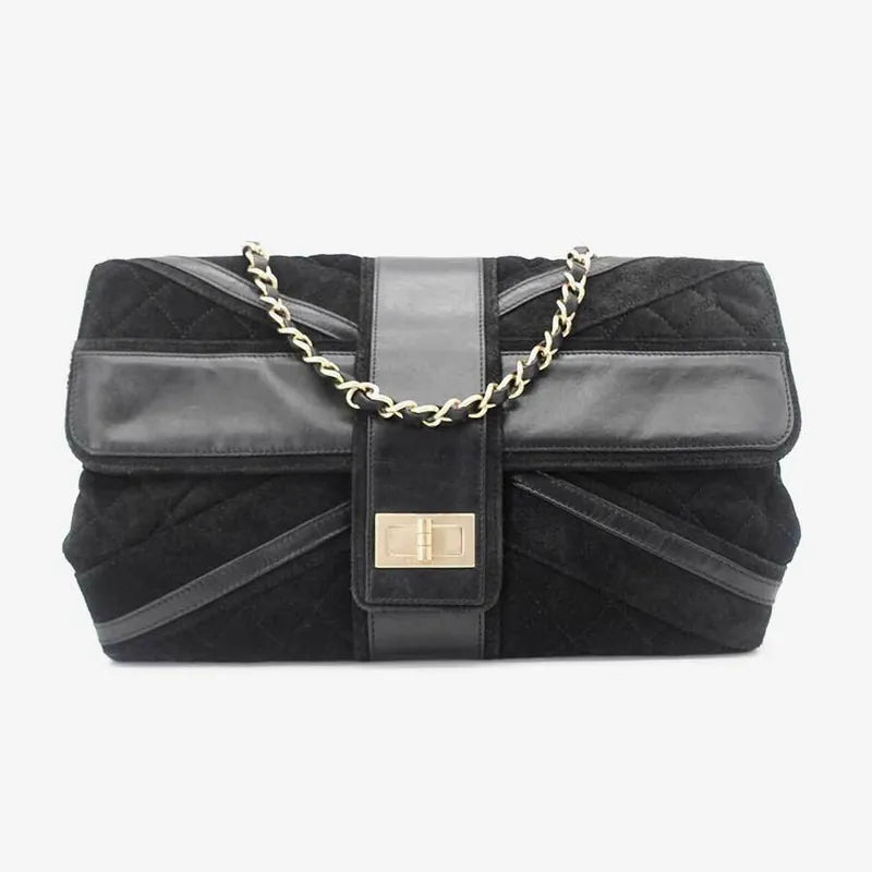 js302-chanel-black-suede-255-flap-bag