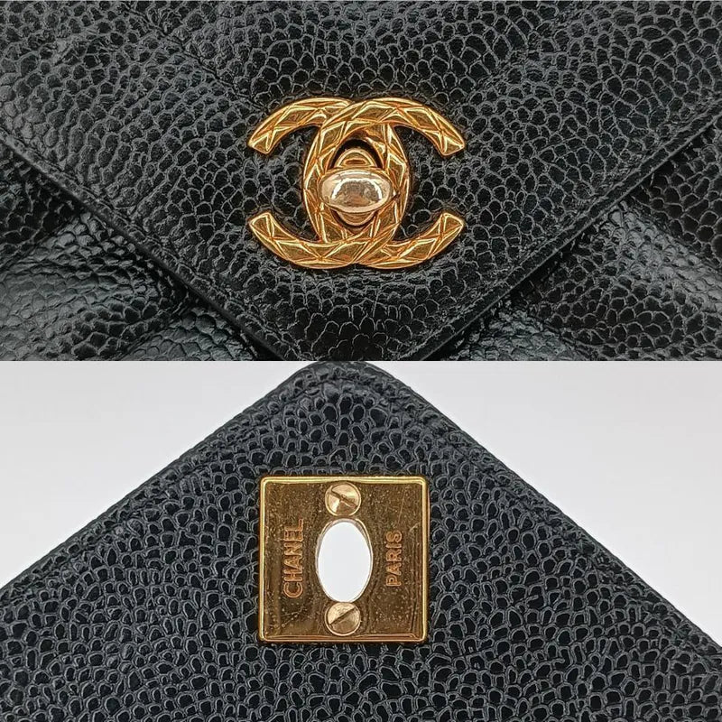 ju669-chanel-vintage-black-caviar-leather-gold-chain-chevron-camera-bag