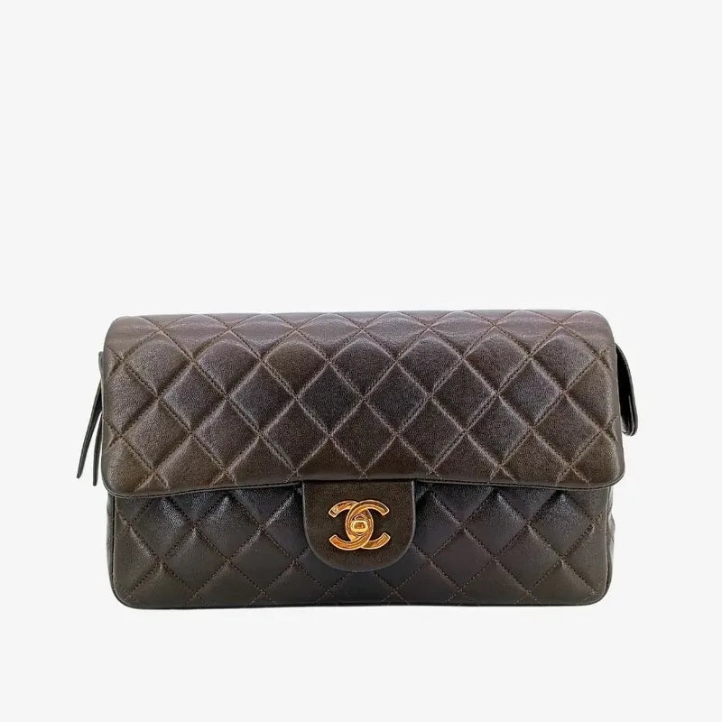 90169420-chanel-vintage-brown-lambskin-flap-backpack