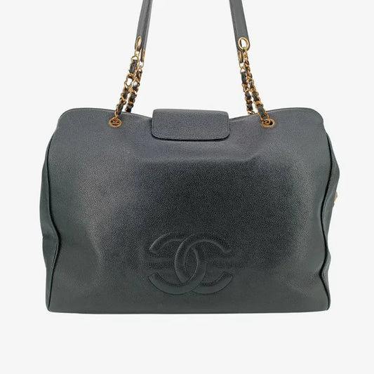 jg755-chanel-vintage-black-caviar-leather-super-model-tote-bag