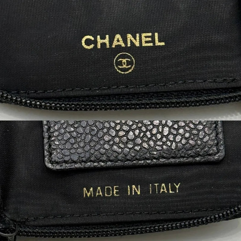 jx381-chanel-vintage-black-caviar-leather-zipped-key-holder-case