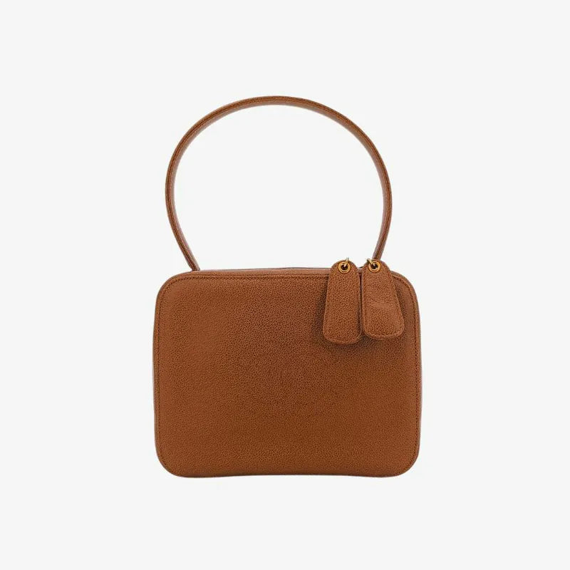 90237378-chanel-vintage-brown-caviar-leather-handbag