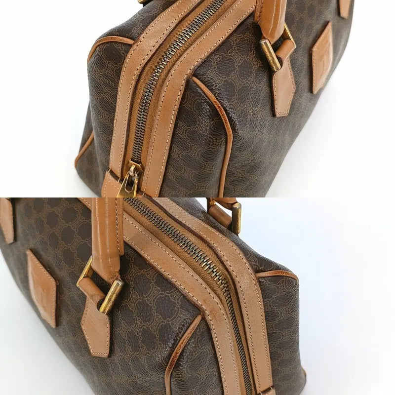 jt557-celine-brown-canvas-macadam-boston-handbag