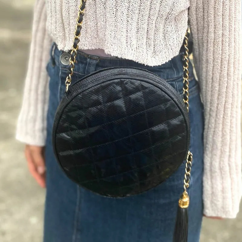 c348-chanel-vintage-black-lizard-skin-round-camera-bag
