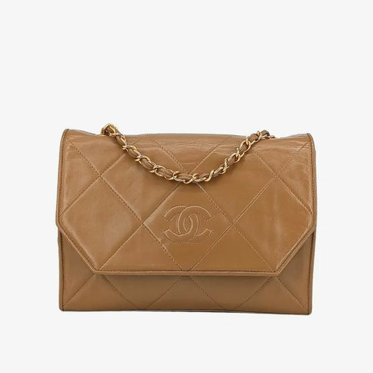 c359-chanel-vintage-beige-lambskin-quilted-flap-bag