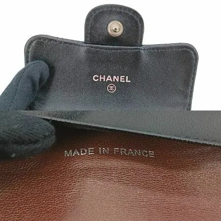 jt028-chanel-black-lambskin-classic-flap-wallet