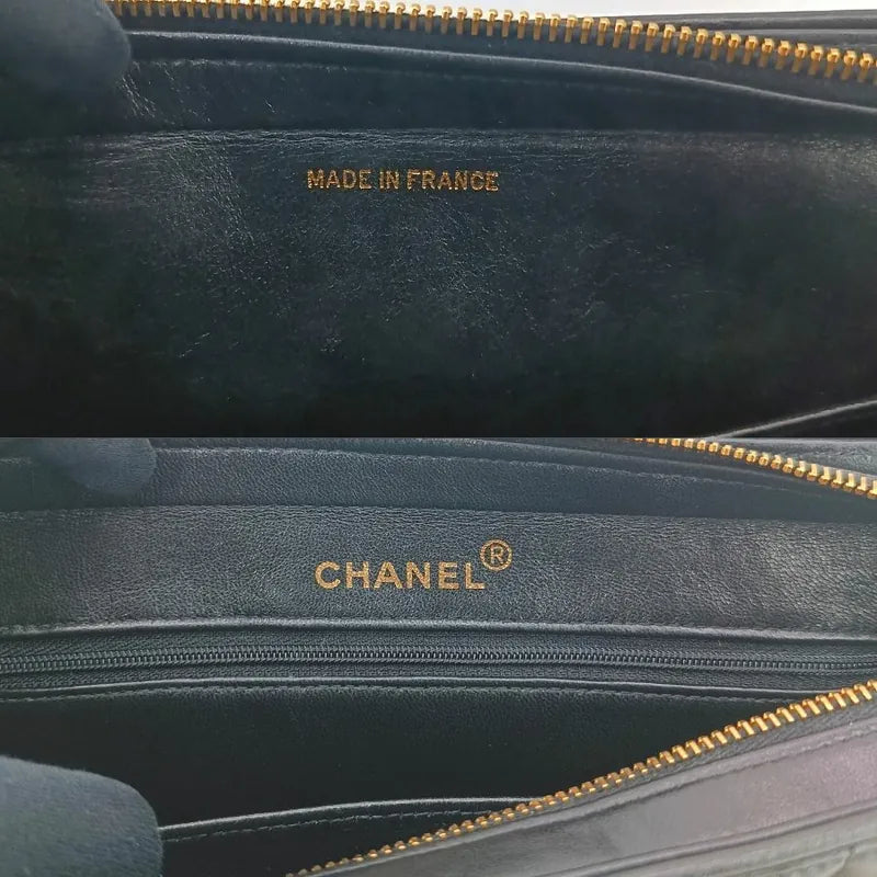 jt106-chanel-vintage-black-lambskin-sun-flower-charm-tote-bag