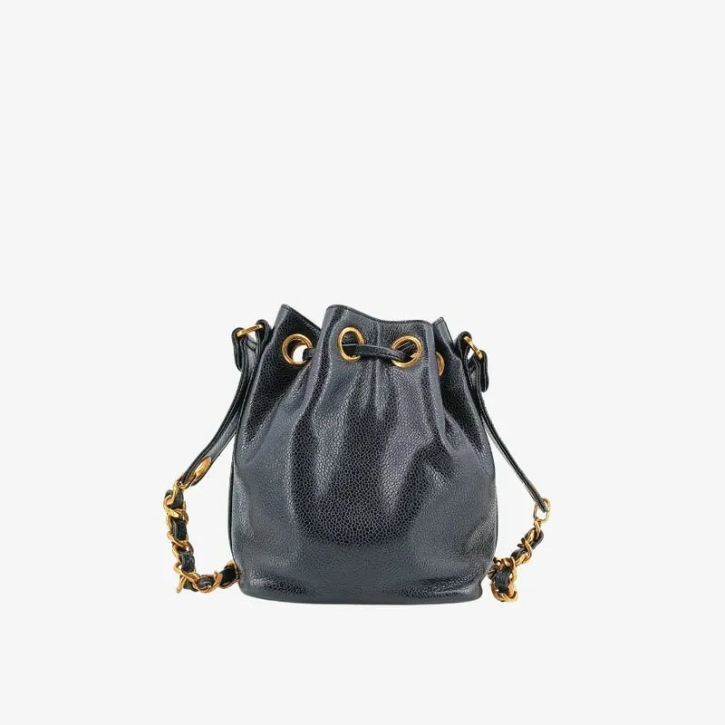 c457-chanel-vintage-black-caviar-leather-golden-ball-mini-bucket-bag