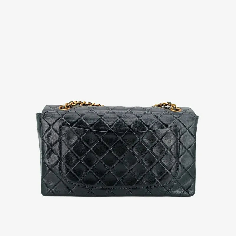 jr228-chanel-vintage-black-lambskin-27cm-classic-flap-bag
