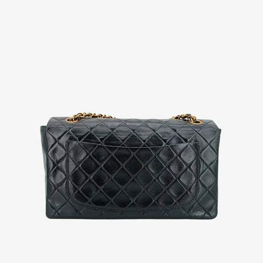 jr228-chanel-vintage-black-lambskin-27cm-classic-flap-bag