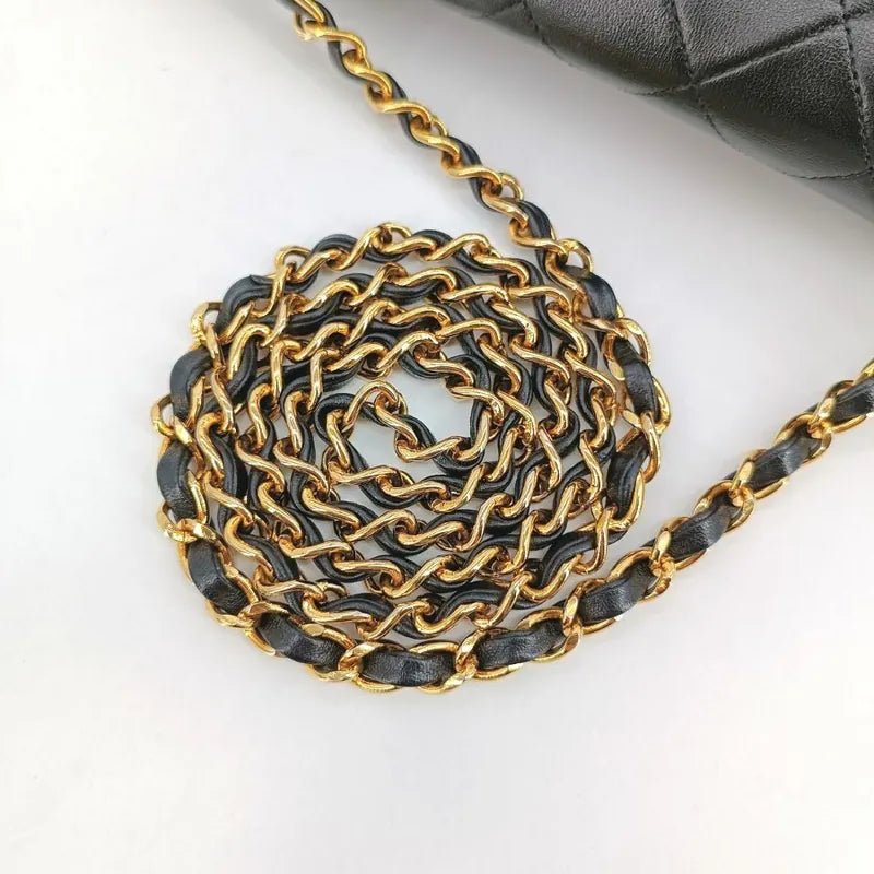 jt761-chanel-vintage-black-lambskin-trapezoid-flap-bag