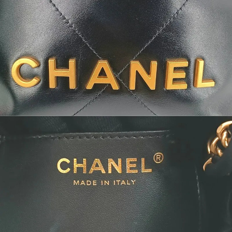 jt684-chanel-black-shiny-calfskin-quilted-22-mini-shoulder-bag