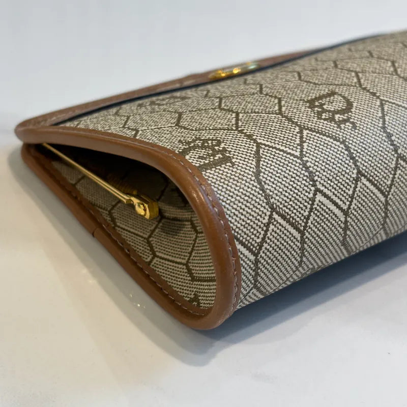 re169-christian-dior-beige-honeycomb-coin-case-wallet