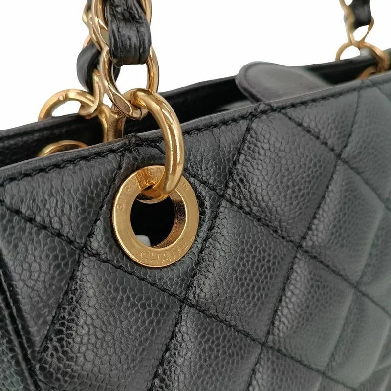 js560-chanel-vintage-black-caviar-leather-embossed-logo-pst-tote-bag