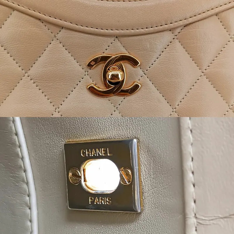 js720-chanel-vintage-begie-lambskin-quilted-31-tote-bag