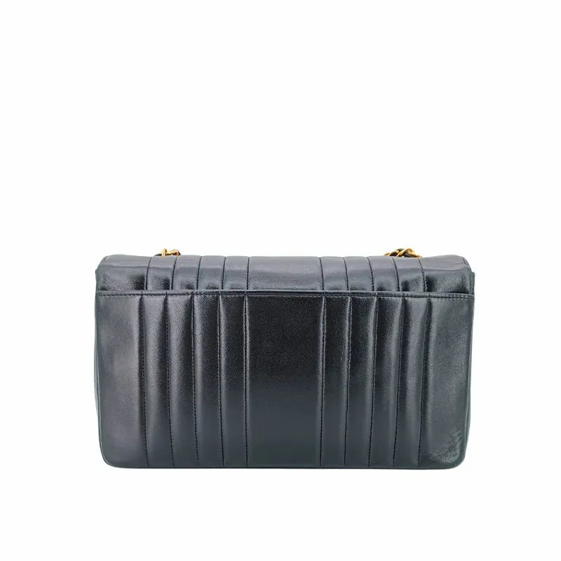 ra345-chanel-vintage-black-lambskin-vertical-flap-bag