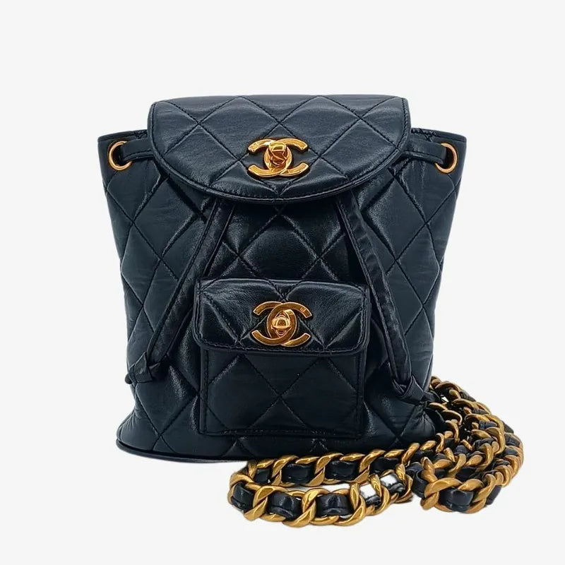 ra093-chanel-vintage-black-lambskin-duma-mini-backpack