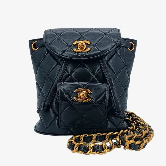 ra093-chanel-vintage-black-lambskin-duma-mini-backpack