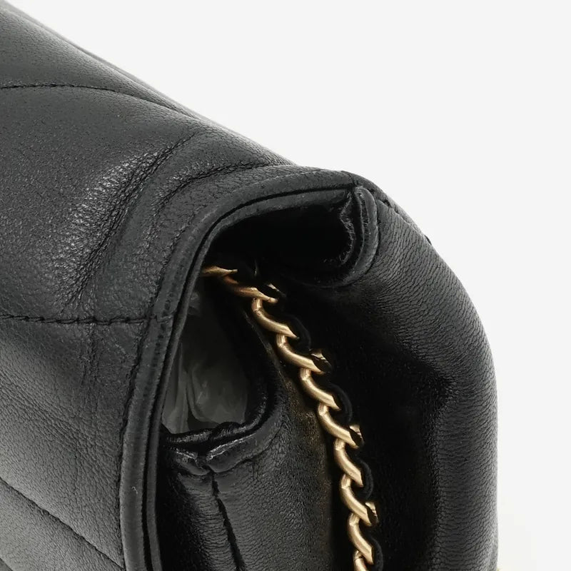 jq494-chanel-vintage-black-lambskin-flap-clutch-with-chain