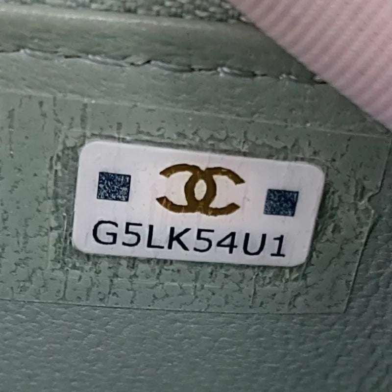 c493-chanel-metallic-light-green-lambskin-long-vanity-case