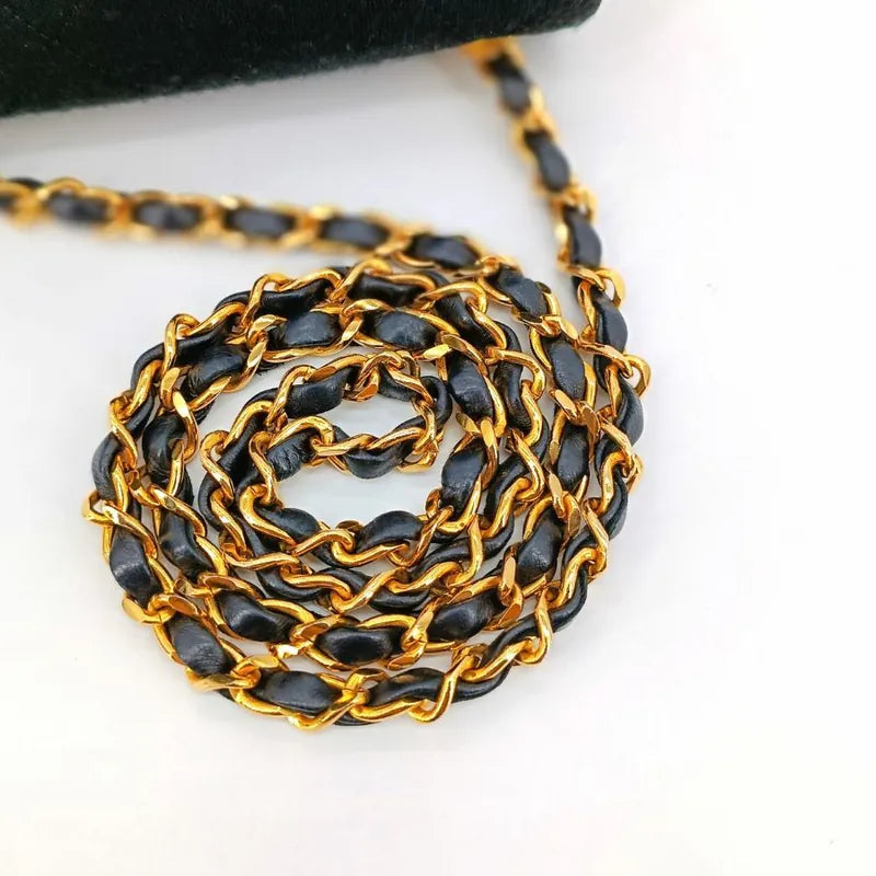 jt022-chanel-vintage-black-cotton-17cm-mini-square-flap-bag