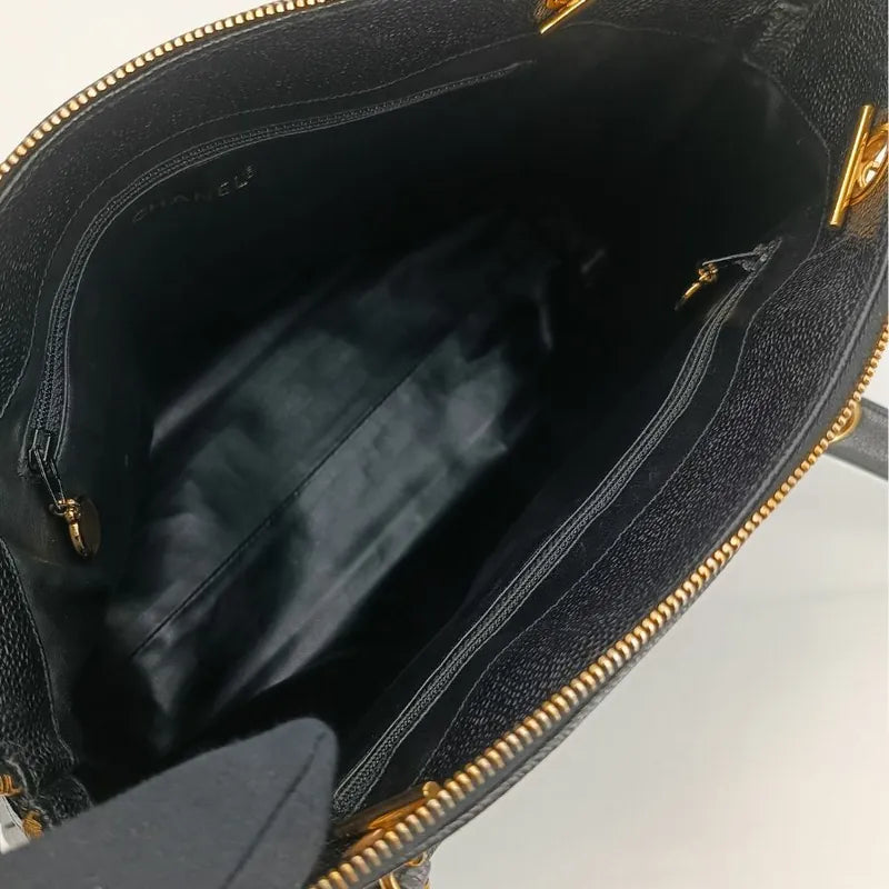 jt142-chanel-vintage-black-caviar-leather-tote-bag