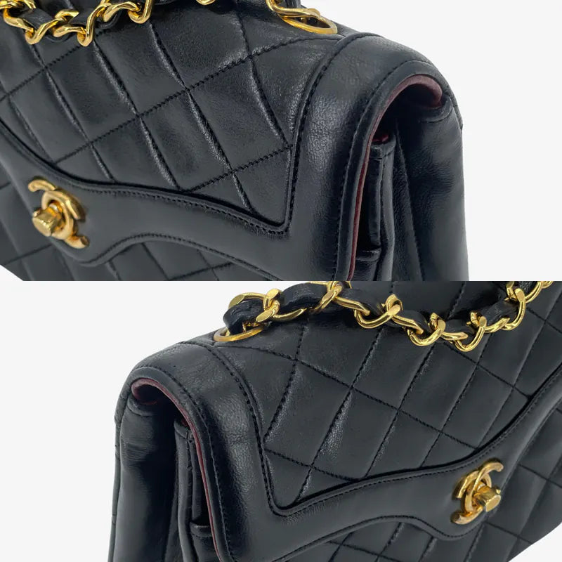 ra652-chanel-vintage-black-lambskin-quilted-flap-bag