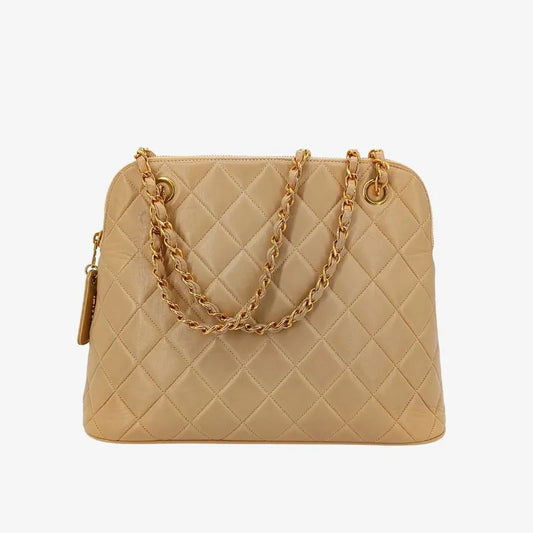 jah108-chanel-vintage-beige-lambskin-quilted-tote-bag
