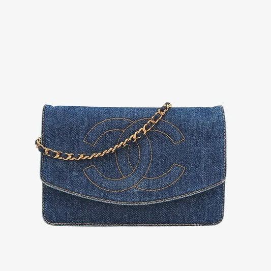 sh003-chanel-vintage-blue-denim-wallet-on-chain