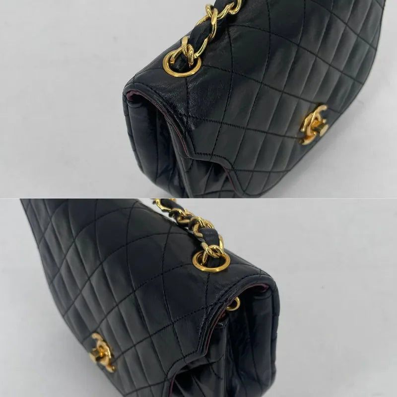 jw871-chanel-vintage-black-lambskin-half-moon-flap-bag
